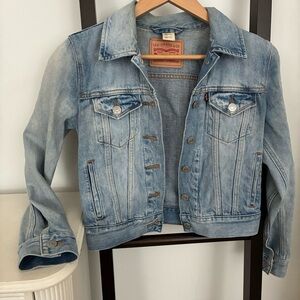XS Levi's Light Blue Denim Jacket for Women. Lightwash Jean. VGUC.